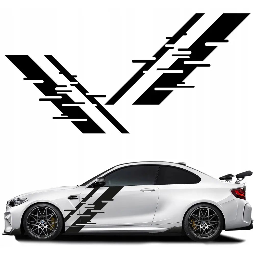 Dekalklister for Bilside Striper 162x44cm Mg