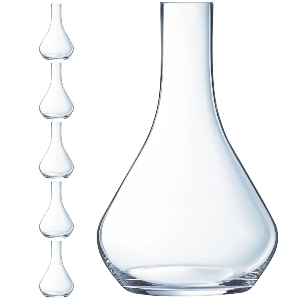 Dekanter Karaffel av Glass for Vin Vina 1,4 l Sett med 6 Stk. - Hendi P3604