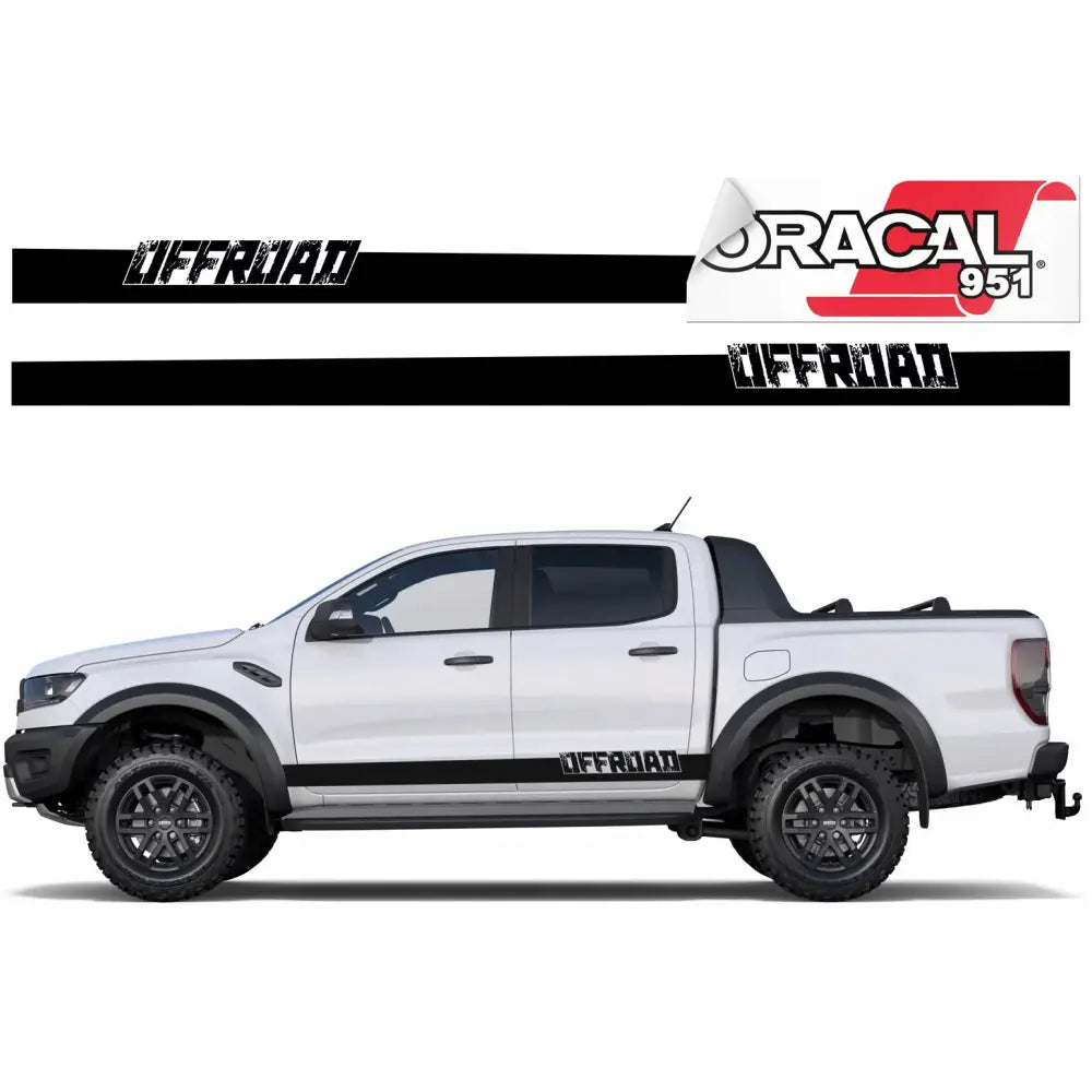 Dekorklistremerke Offroad 290x17cm Stor 951