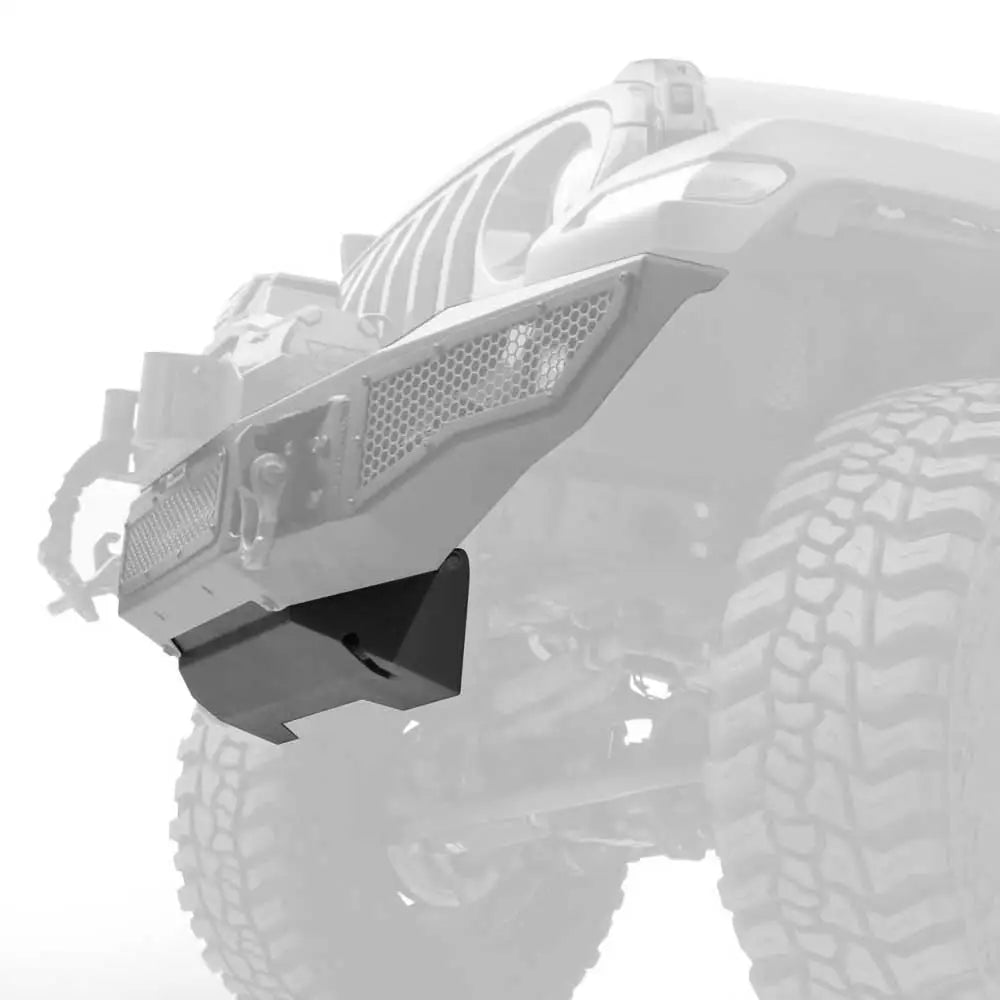 Dekselplate i Stål Nedre Beskyttelse for Støtfanger Rockline Go Rhino - Jeep Wrangler Jl 4 d 18-