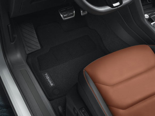 VAG OEM stoffmatter til Vw Tiguan II – stoff svart satin