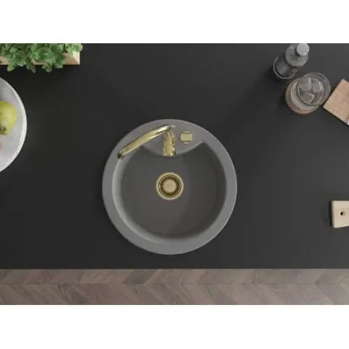 Diego Kjøkkenvask 1 Kum 488x480 Mm Grå - 6512481000-71-g