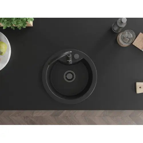 Diego Kjøkkenvask 1 Kum 488x480 Mm Svart 6512481000-77-b