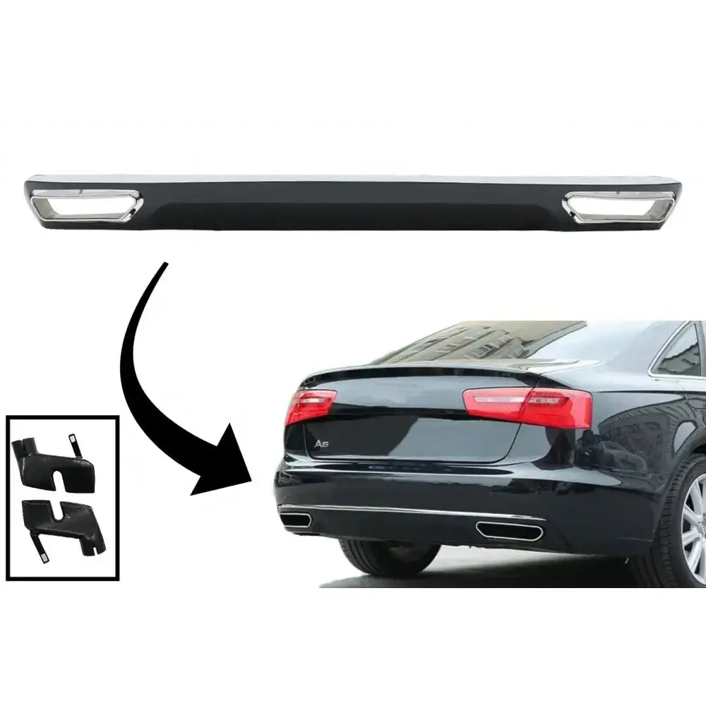 Diffuser bak Audi A6 (c7) 11-14 Sedan