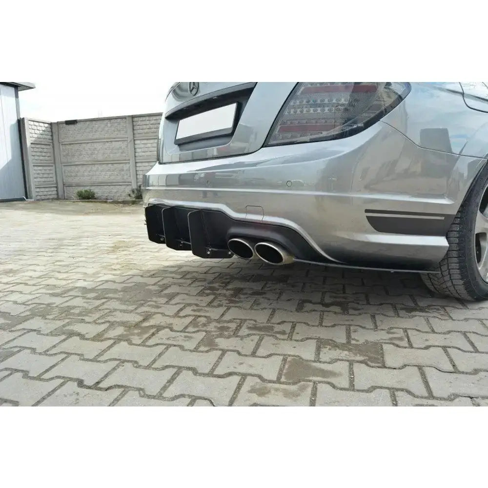 Diffuser bak Mercedes c W204 Amg-line (facelift)