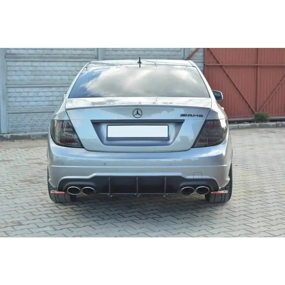 Diffuser bak Mercedes c W204 Amg-line (facelift)