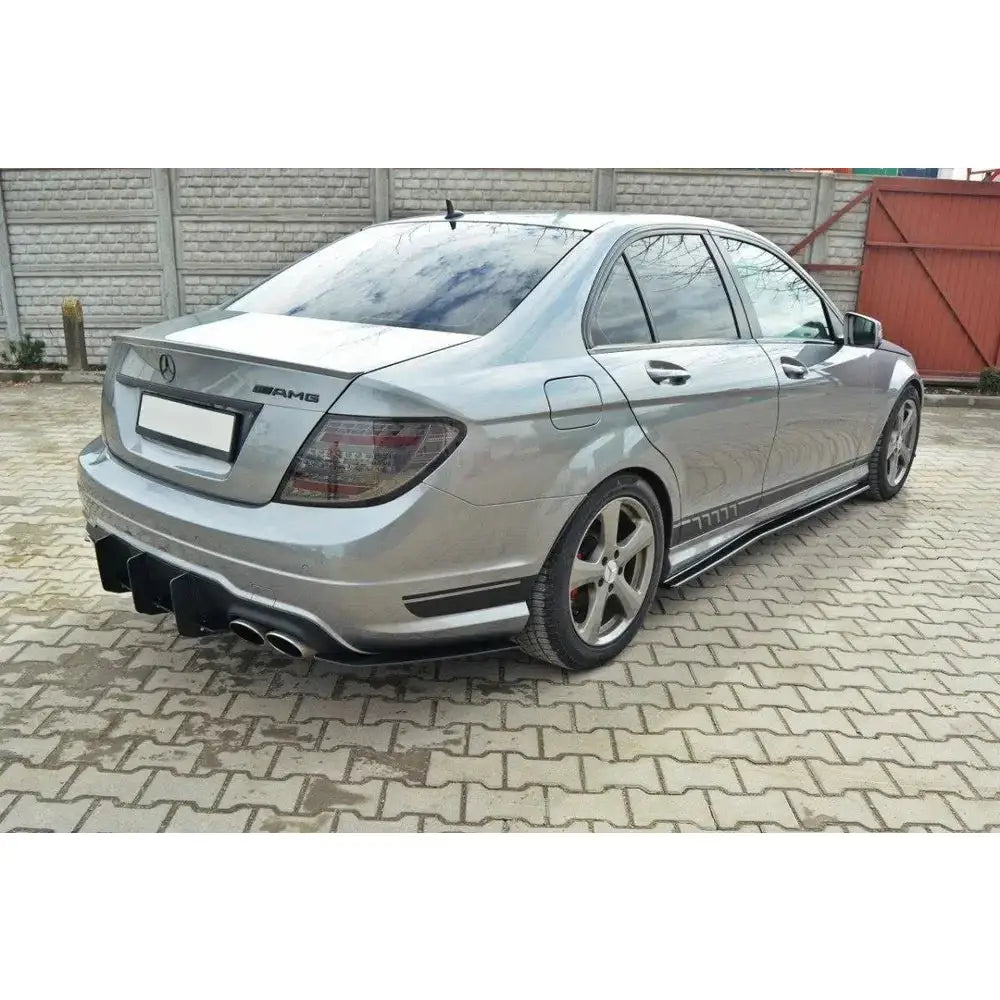 Diffuser bak Mercedes c W204 Amg-line (facelift)