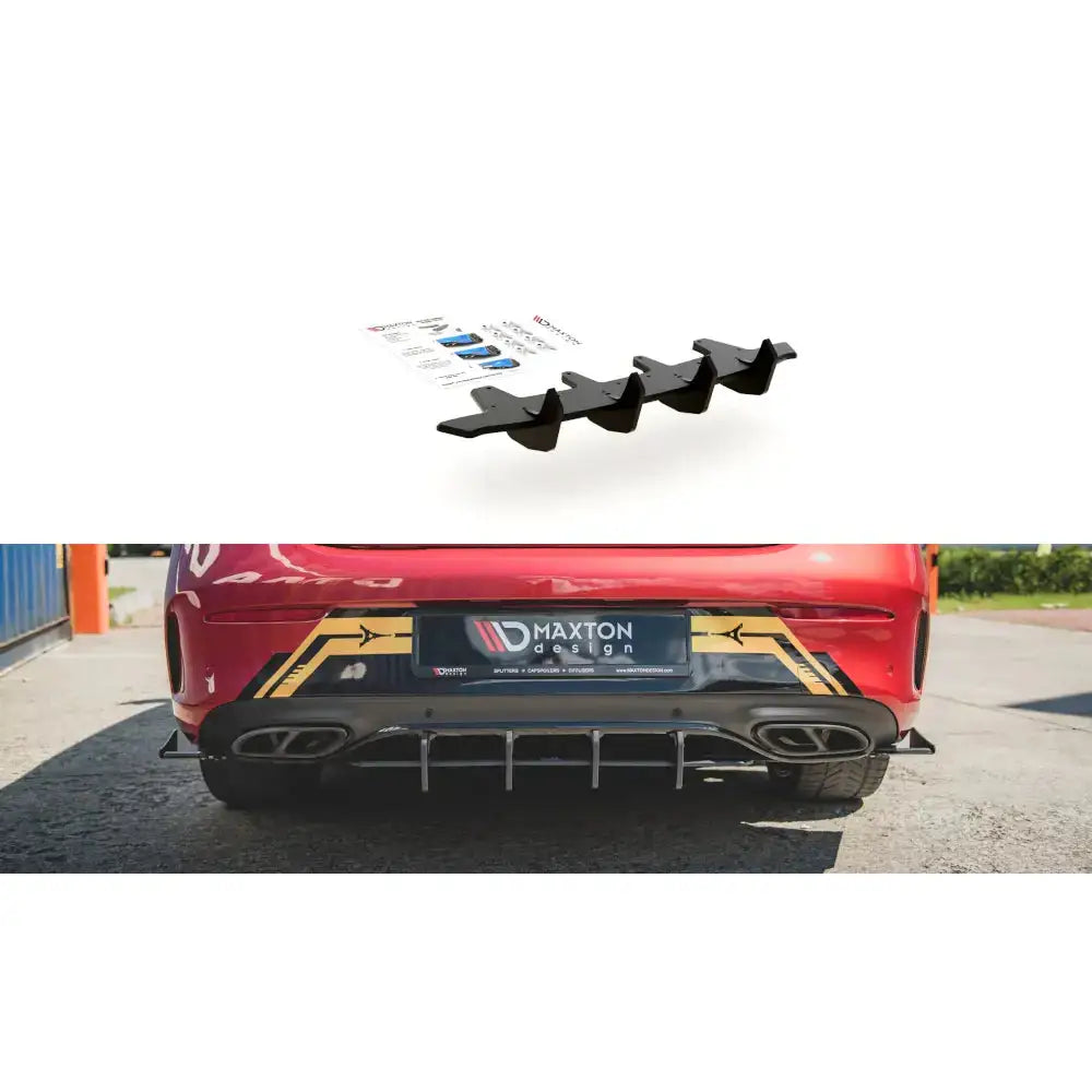 Diffuser bak Racing Mercedes-amg C43 Coupe C205 16-