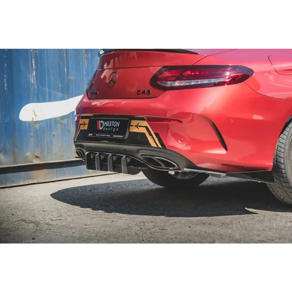 Diffuser bak Racing Mercedes-amg C43 Coupe C205 16-