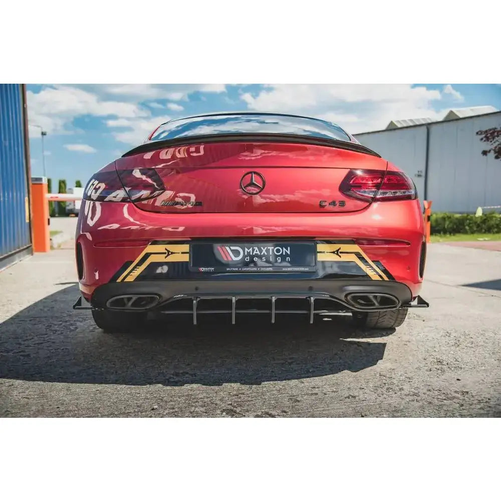 Diffuser bak Racing Mercedes-amg C43 Coupe C205 16-