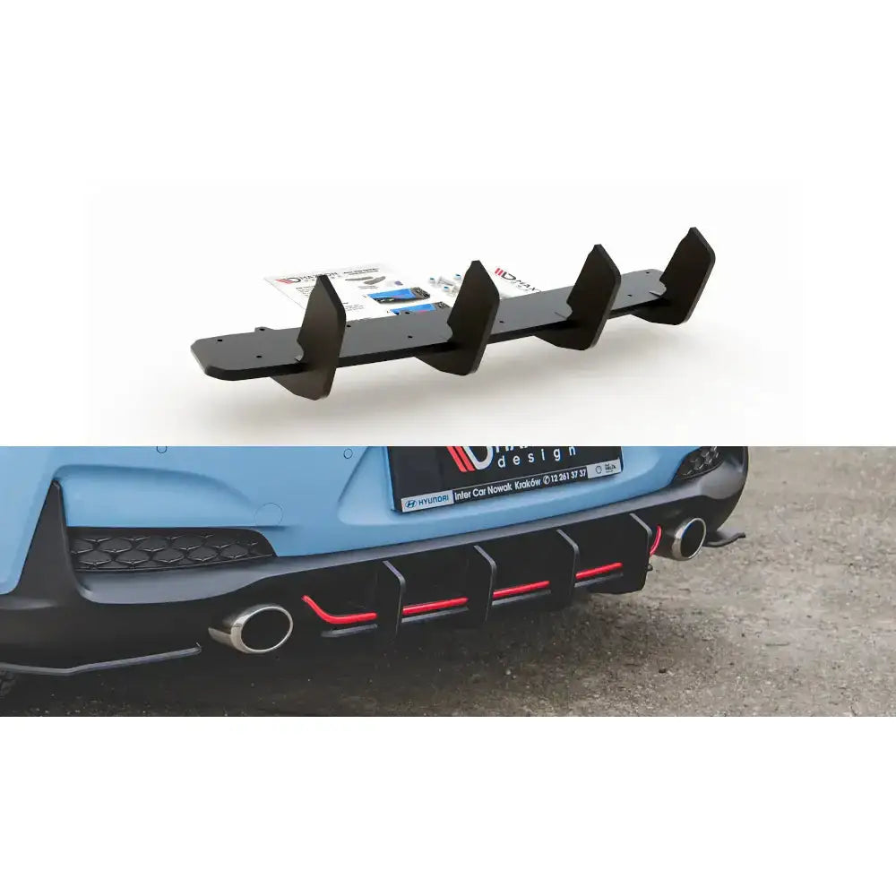 Diffuser bak Racing V.2 Hyundai I30 n Mk3 Hatchback