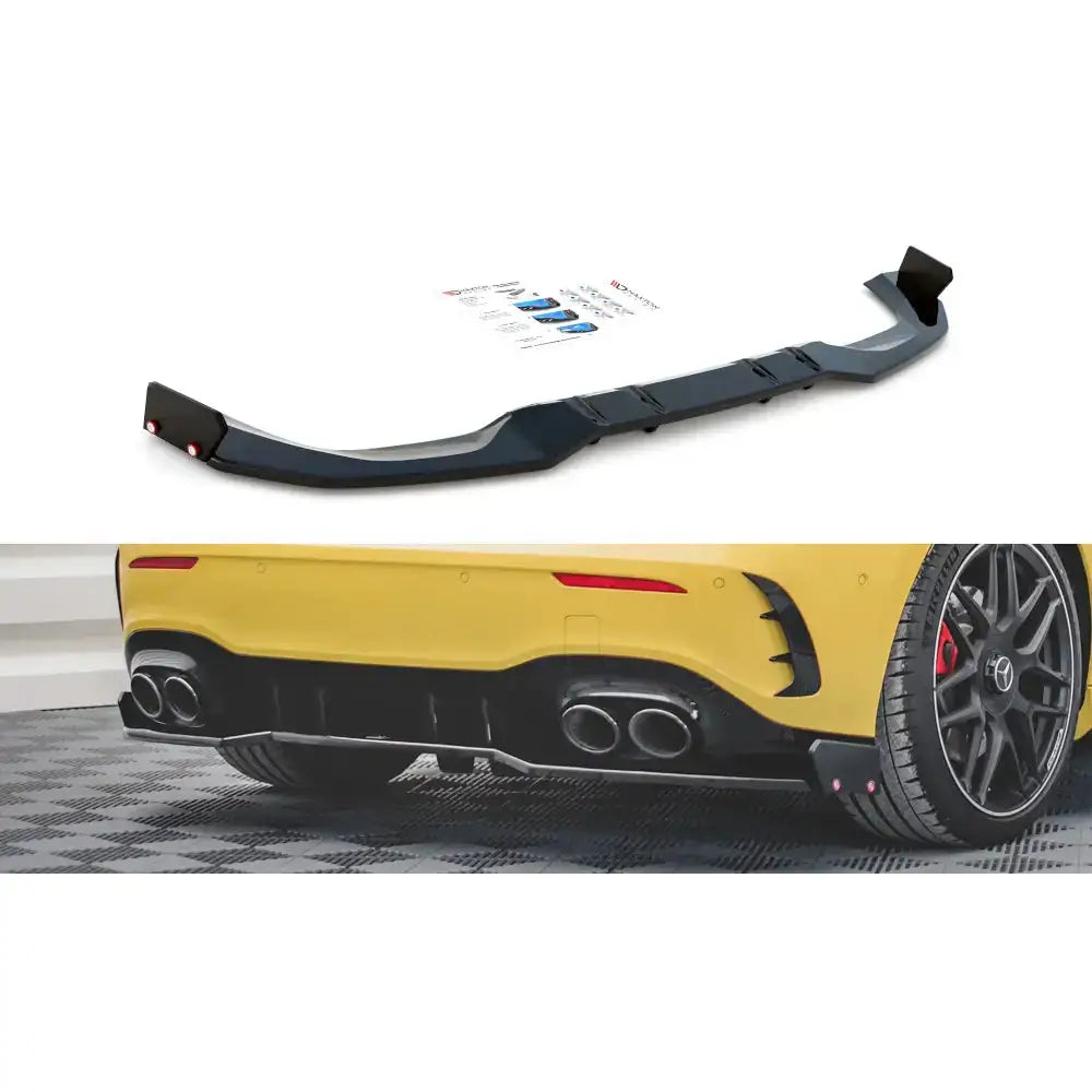 Diffuser + Flaps Mercedes Amg A45 s 19-