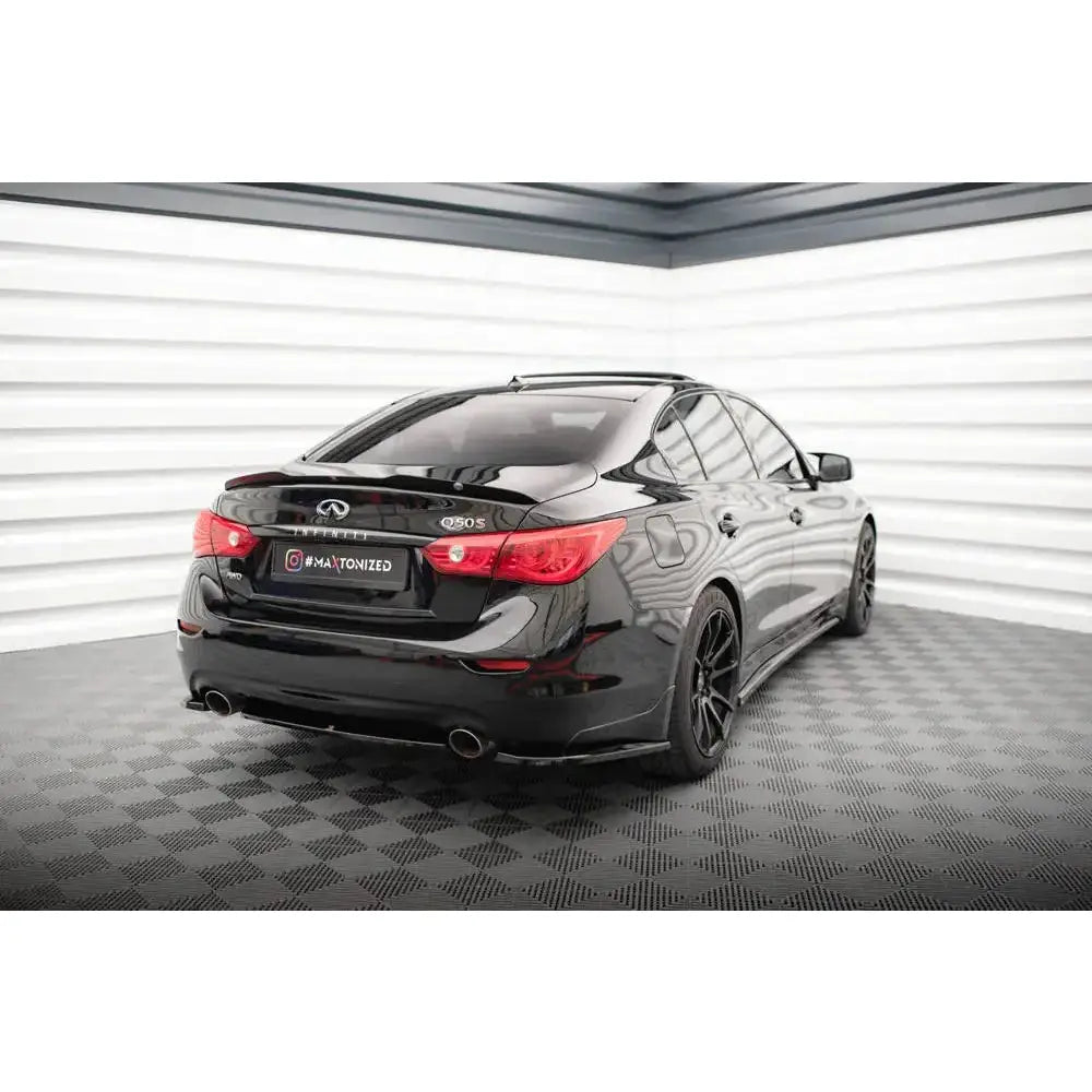 Diffuser Infiniti Q50 13-16 s Mk1 - Central Rear Splitter