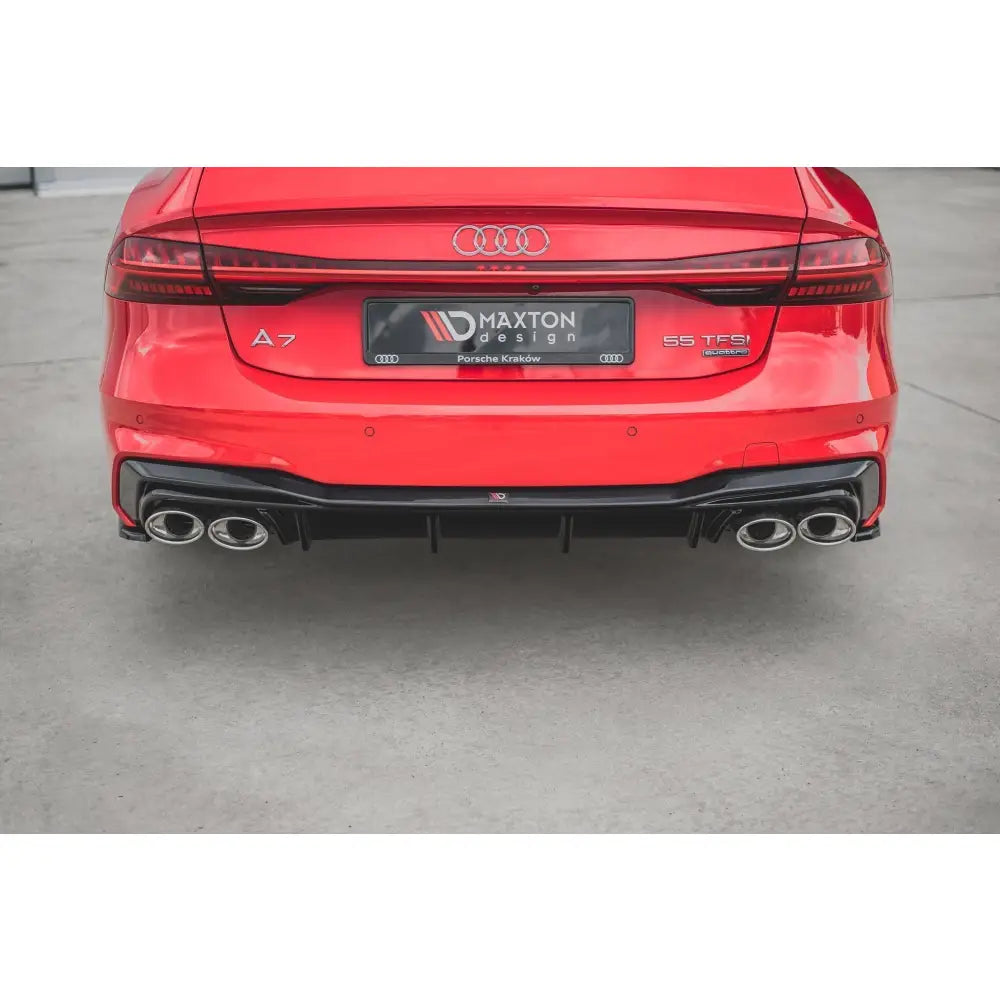 Diffuser med Eksosattrapp Audi A7 C8 S-line