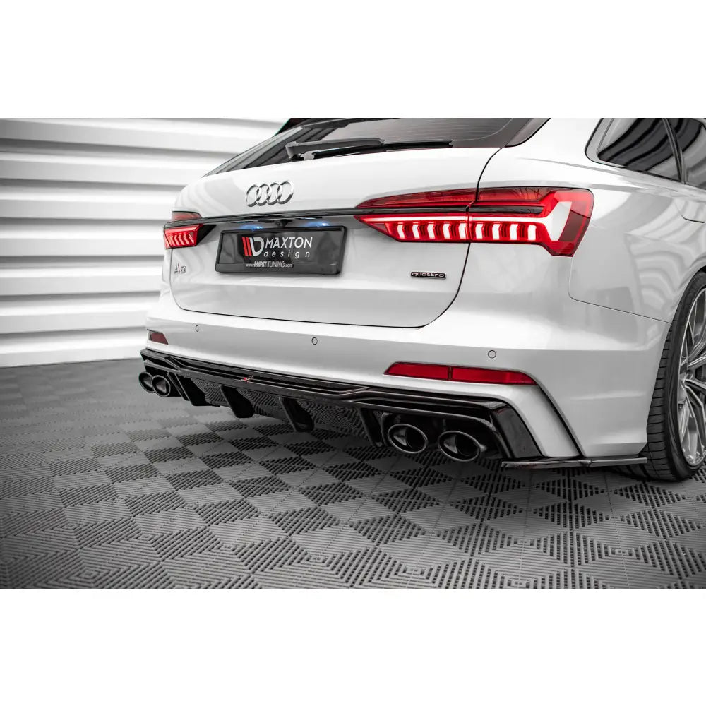 Diffuser med Eksosattrapp Audi S6 / A6 S-line C8