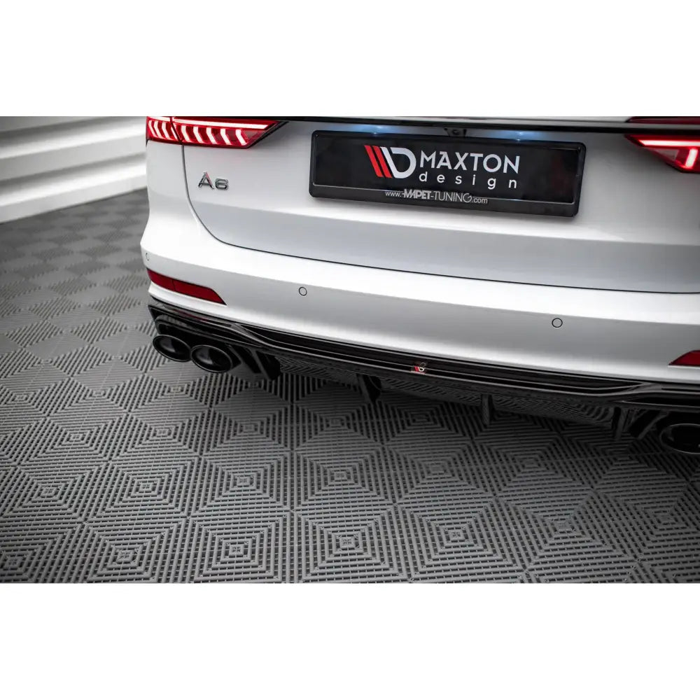Diffuser med Eksosattrapp Audi S6 / A6 S-line C8