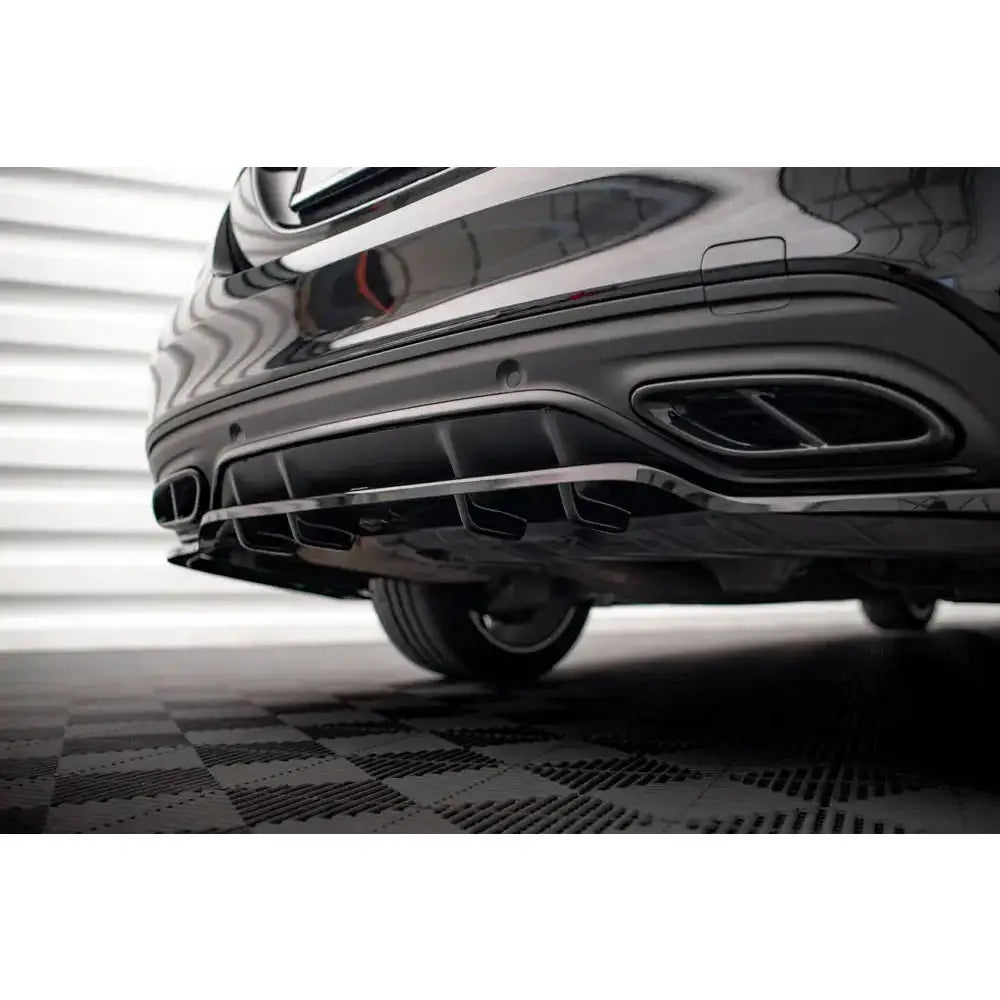 Diffuser Mercedes C-klasse W205 18-21 Amg-line 43 Facelift - Central Rear Splitter