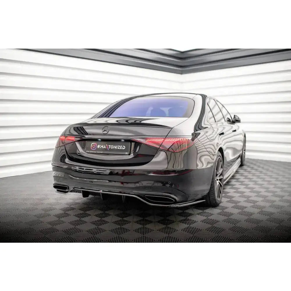 Diffuser Mercedes S-klasse W223 20- Amg-line - Central Rear Splitter