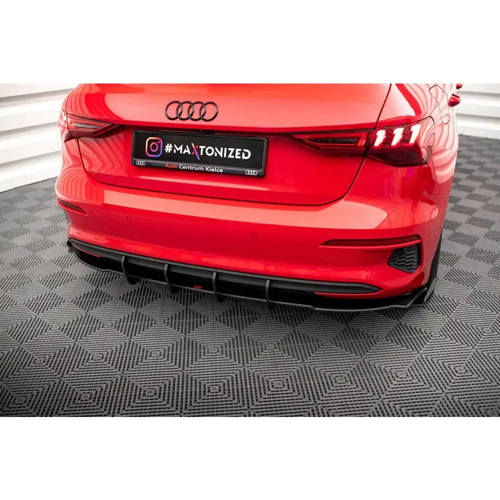 Diffuser (rear Valance) Street Pro + Flaps - Audi A3 Sportback 8y 20-
