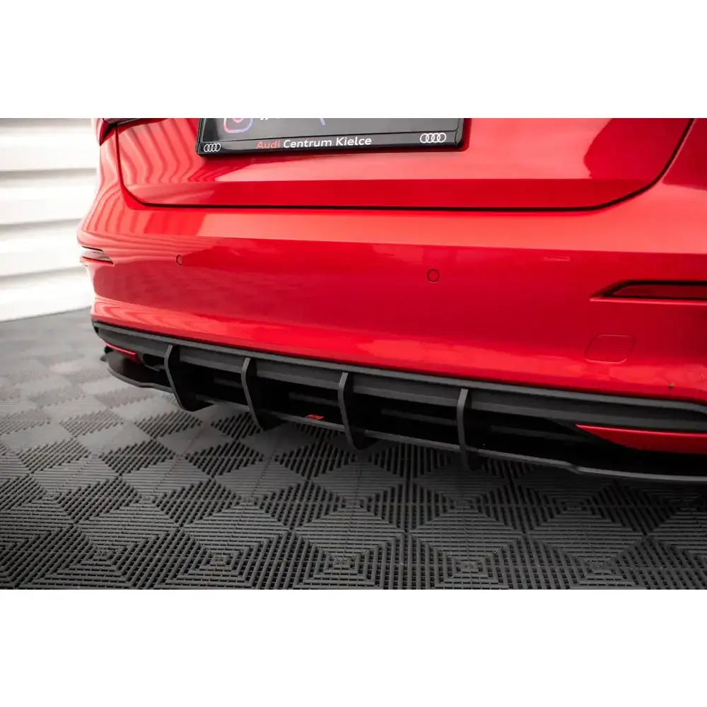 Diffuser (rear Valance) Street Pro + Flaps - Audi A3 Sportback 8y 20-