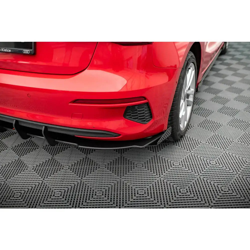 Diffuser (rear Valance) Street Pro + Flaps - Audi A3 Sportback 8y 20-