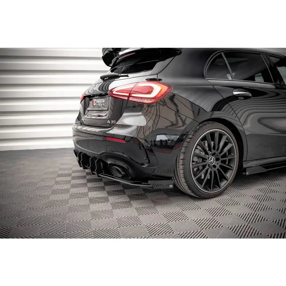 Diffuser (rear Valance) Street Pro + Flaps - Mercedes A35 Amg Hatchback Aero Pack W177 18-