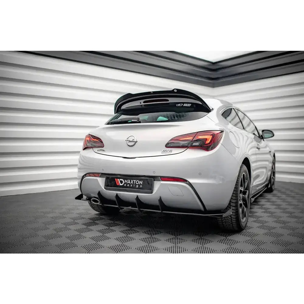 Diffuser (rear Valance) Street Pro + Flaps - Opel Astra Gtc Opc-line j 11-18
