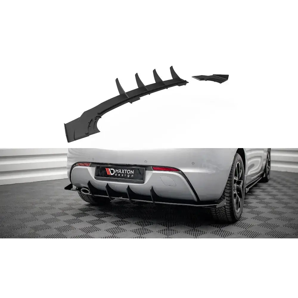 Diffuser (rear Valance) Street Pro + Flaps - Opel Astra Gtc Opc-line j 11-18