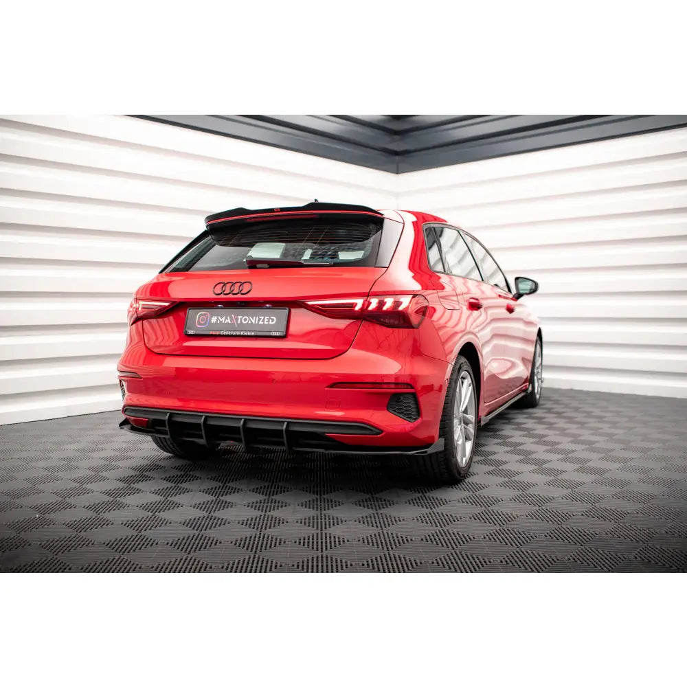 Diffuser Street Pro med Flaps Audi A3 Sportback 8y
