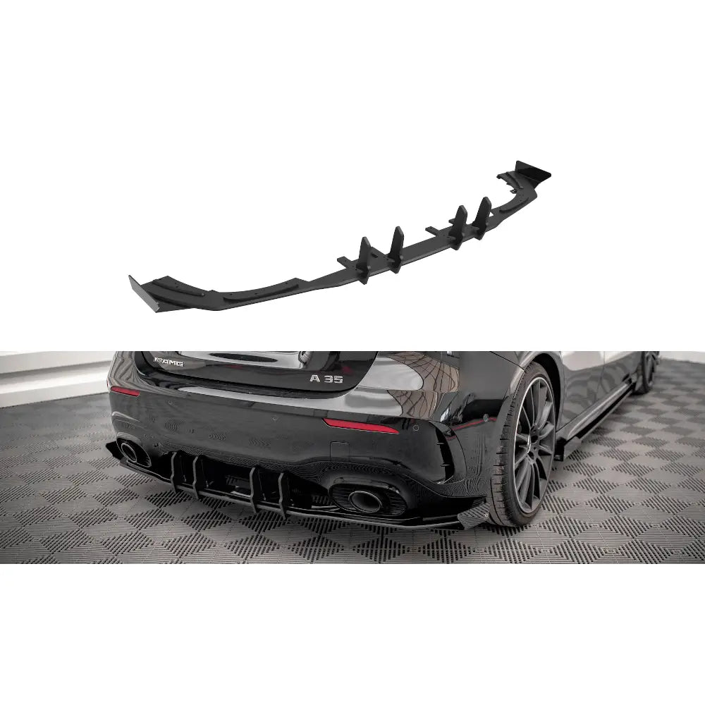 Diffuser Street Pro med Flaps Mercedes A35 Amg Hatchback Aero Pack W177
