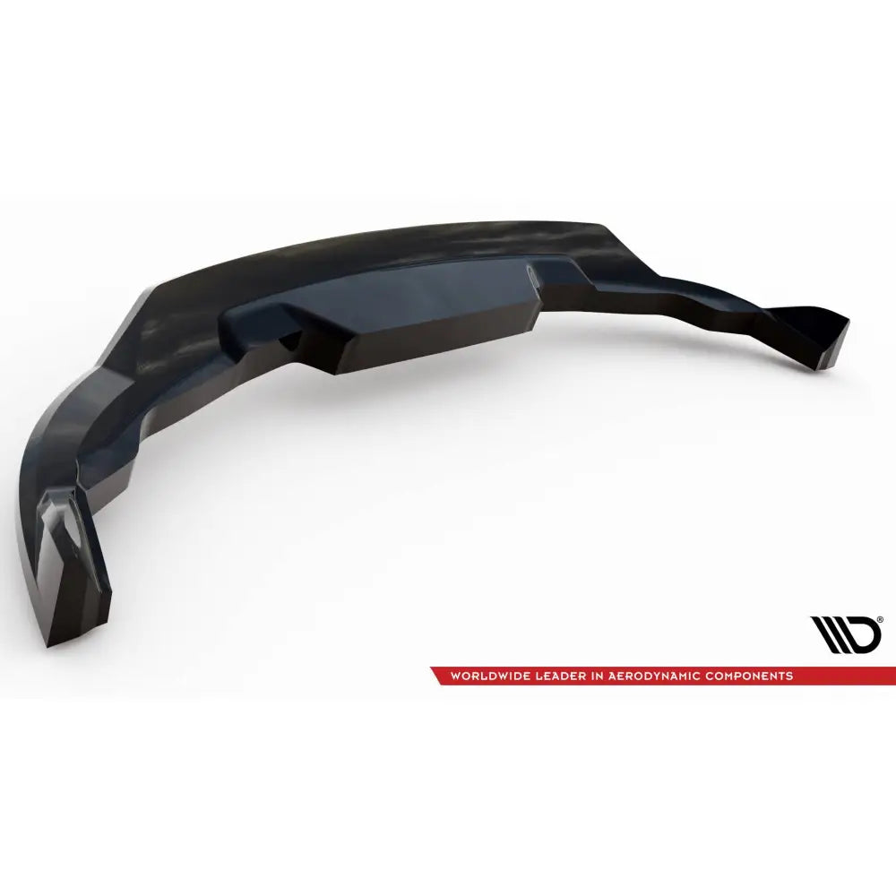 Diffuser til Volvo C40 Mk1 i svart blank ABS, produktbilde sett forfra