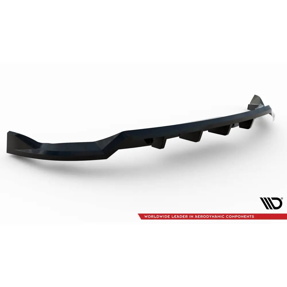 Svart gloss diffuser til Volvo C40 Mk1 fra Maxton Design, sidevinkel med finner