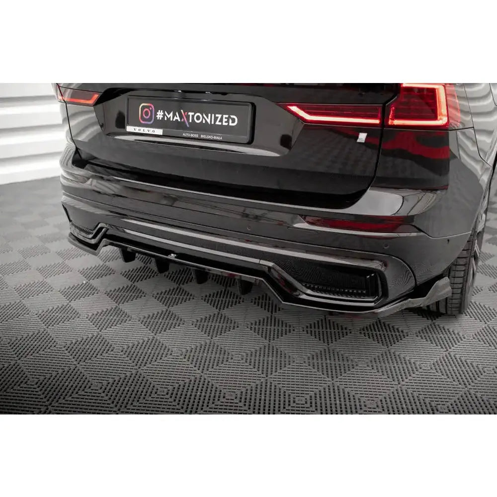 Diffuser Volvo Xc60 21- R-design Mk2 Facelift - Central Rear Splitter