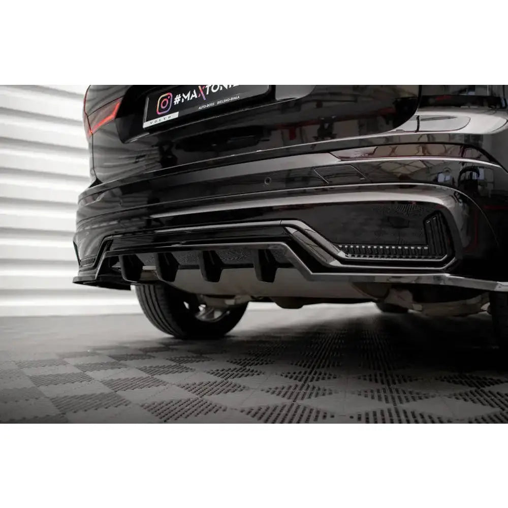 Diffuser Volvo Xc60 21- R-design Mk2 Facelift - Central Rear Splitter