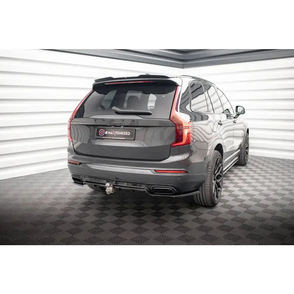 Diffuser Volvo Xc90 19- R-design Mk2 Facelift - Central Rear Splitter