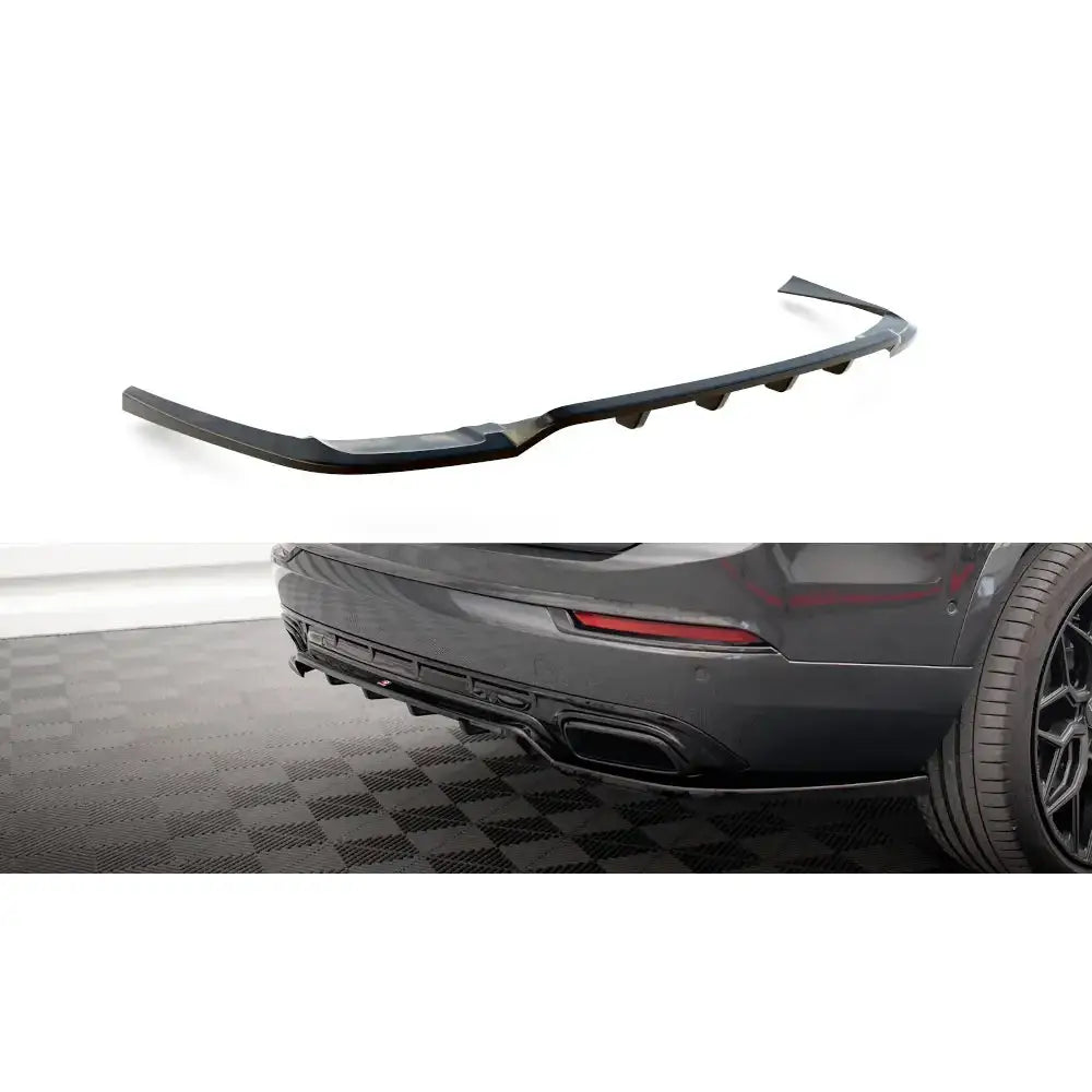 Diffuser Volvo Xc90 19- R-design Mk2 Facelift - Central Rear Splitter