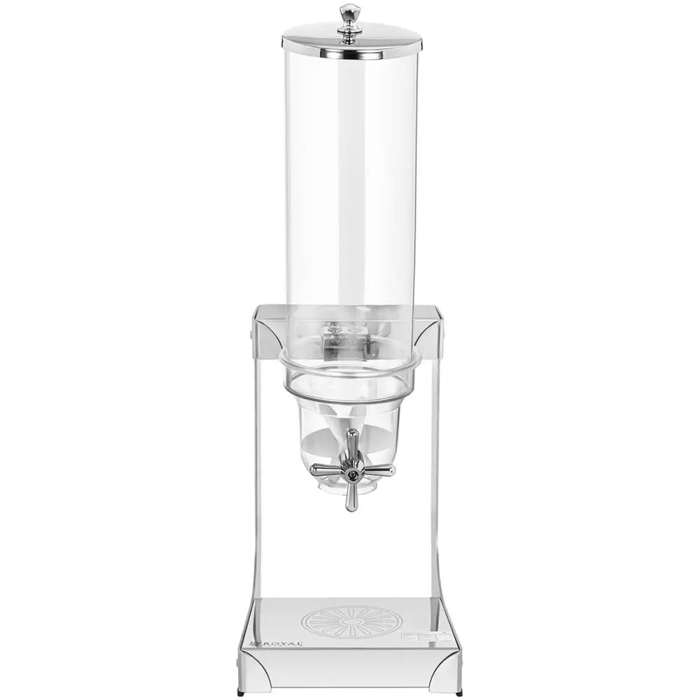 Dispenser for Ris Sukker og Godteri Gjennomsiktig Rustfritt Stål 3,5 l