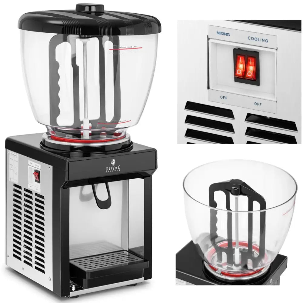 Dispenser Forfriskende Drikkeblander med Iskrukbeholder 18 l