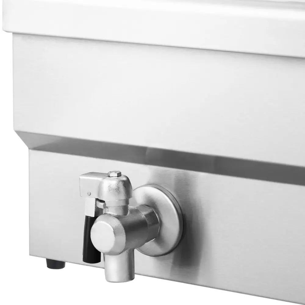 Dobbel Dobbelkområdet Friteuse med Tappekraner 400v - 2x10l