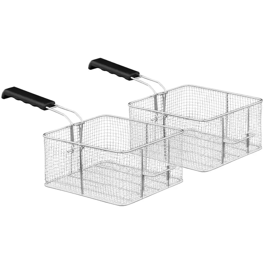 Dobbel Dobbelkområdet Friteuse med Tappekraner 400v - 2x10l