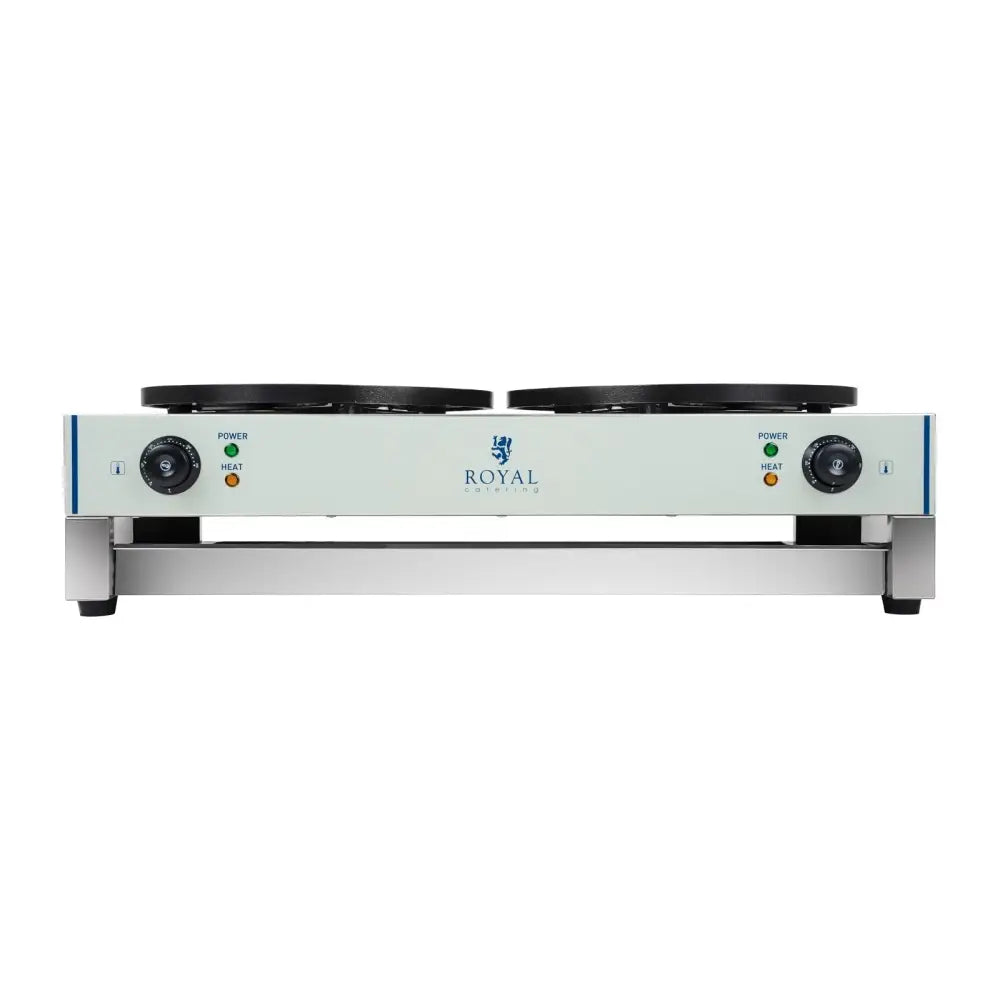 Dobbel Pannekakerøre med 2 Runde Plater ø40cm