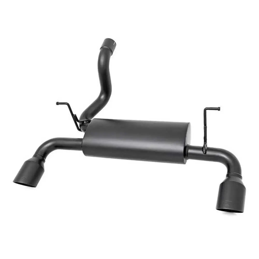 Dobbel Svart Eksos - Jeep Wrangler Jl 4 d 18-