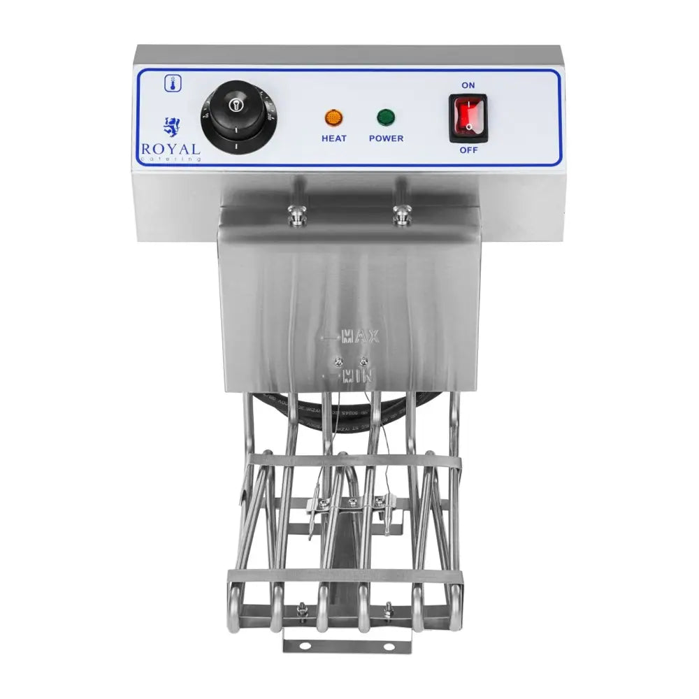 Dobbelt Dobbel Tank Fritert Fryer 2x10l