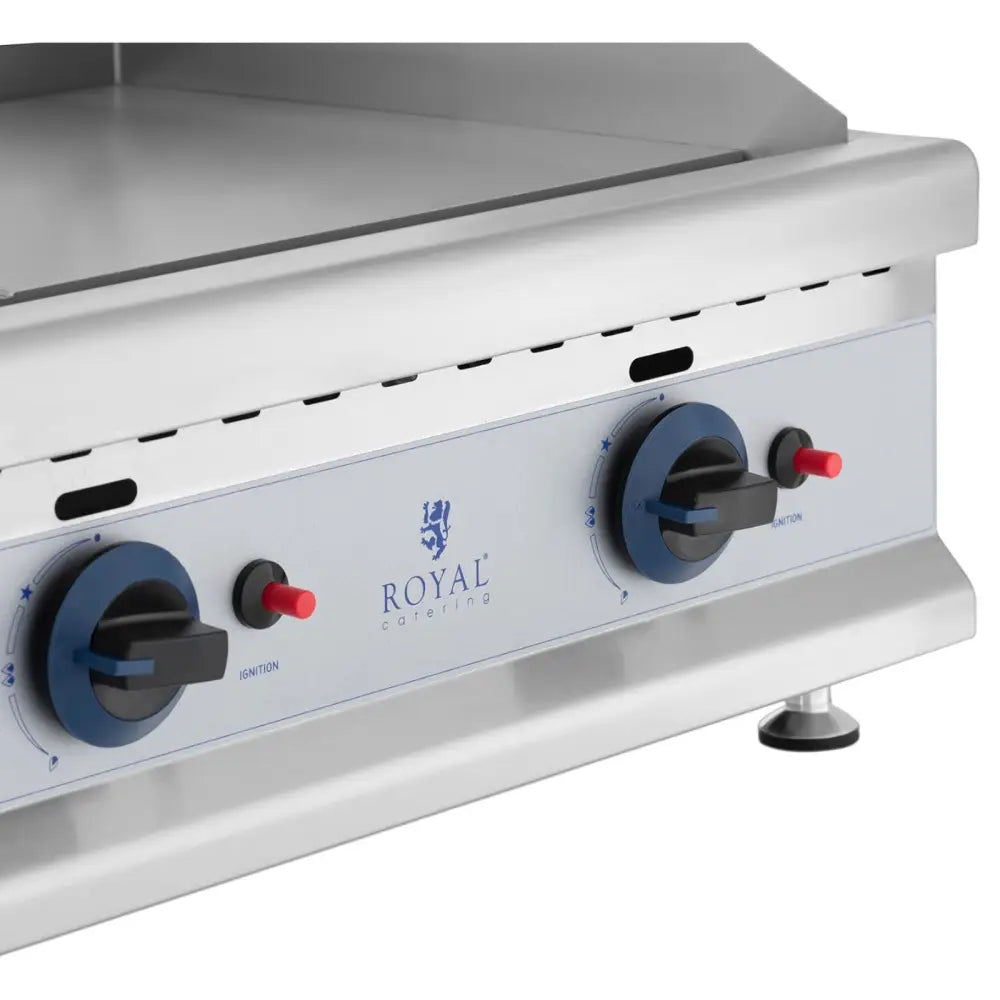 Dobbelt Glatt og Riflet Gassgrill for Naturgass