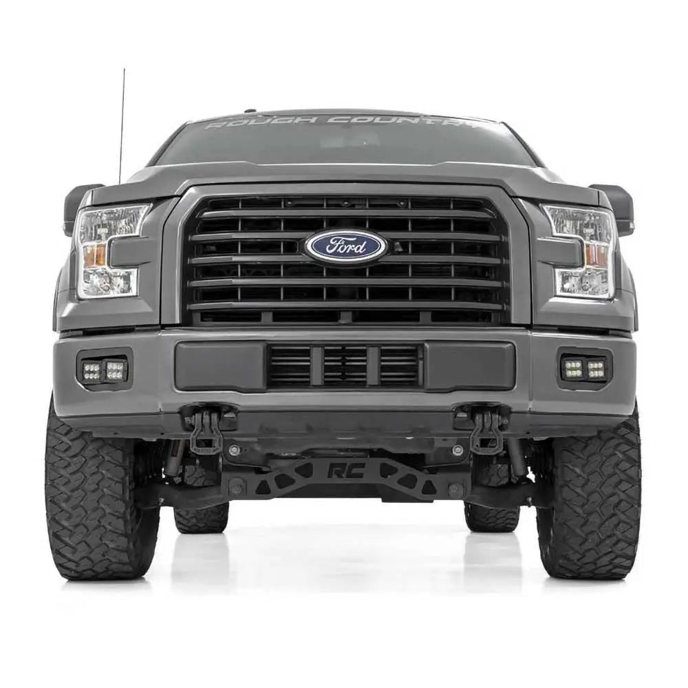 Dobbelt Led-tåkelykter Flombalken Rough Country Black Series - Ford F150 15-17