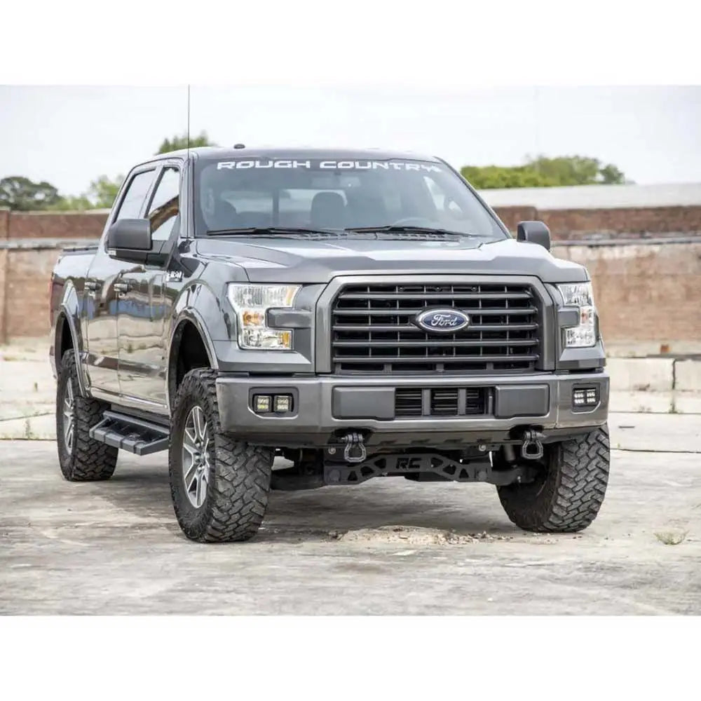 Dobbelt Led-tåkelykter Flombalken Rough Country Black Series - Ford F150 15-17