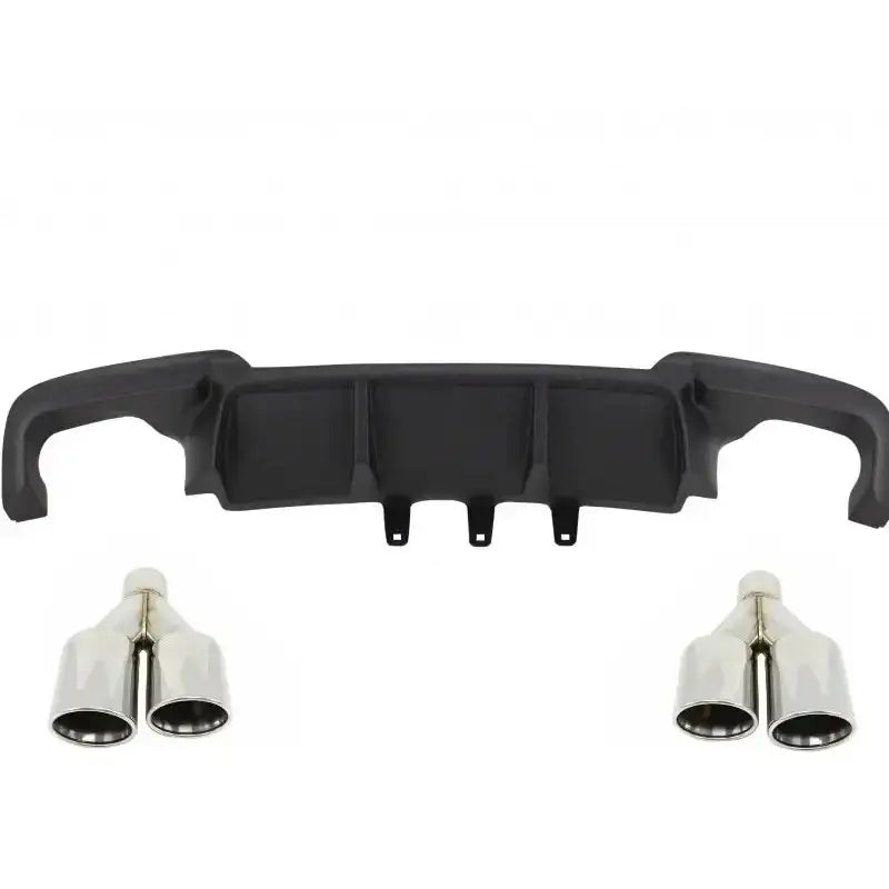 Double Outlet Air Diffuser Suitable for Bmw F10 5 Series (2011-2017) M-performance Design With Exhaust Muffler Tips