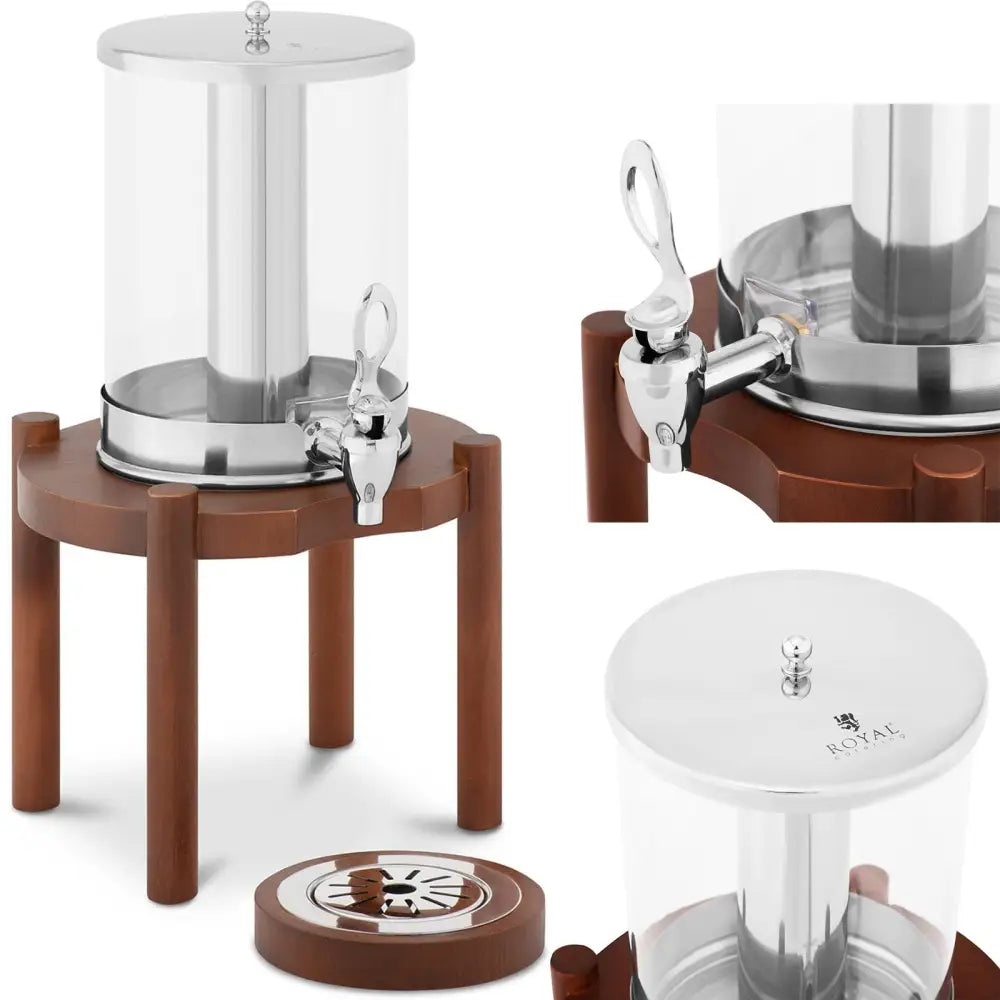 Drikke Dispenser i Tre 7l - Kjøleboks for Saft & Limonade