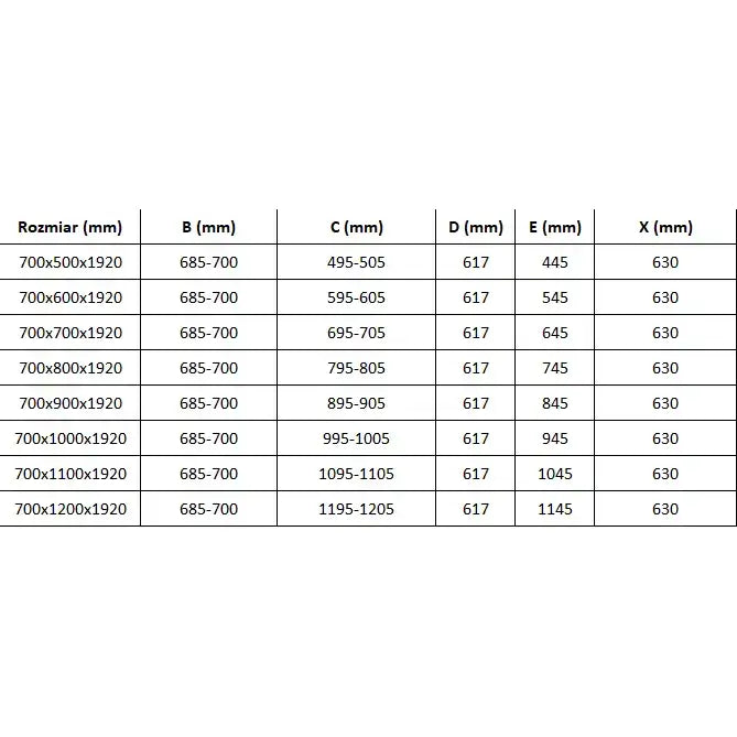 Dusjhjørne 70x120 Cm Grafitt Krom