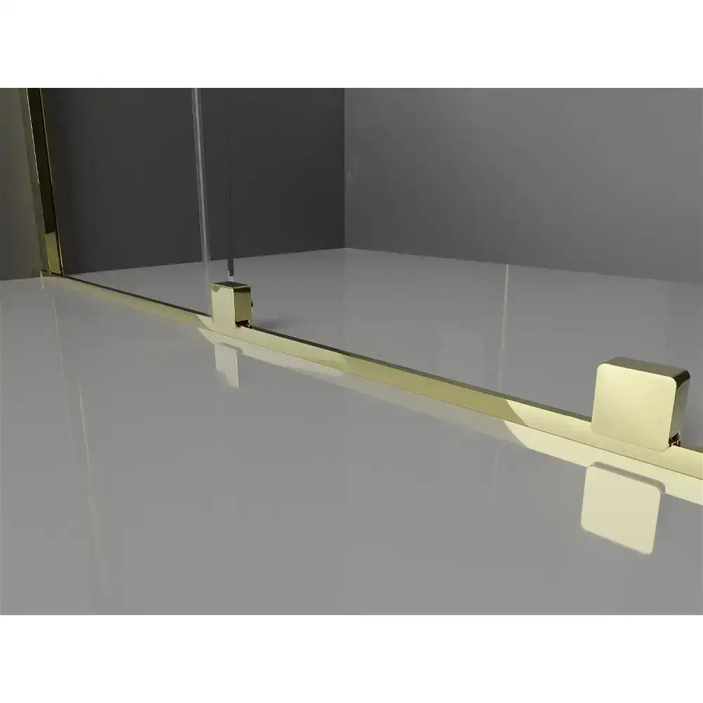 Dusjhjørne med Skyvedør 110x100 Cm Gull